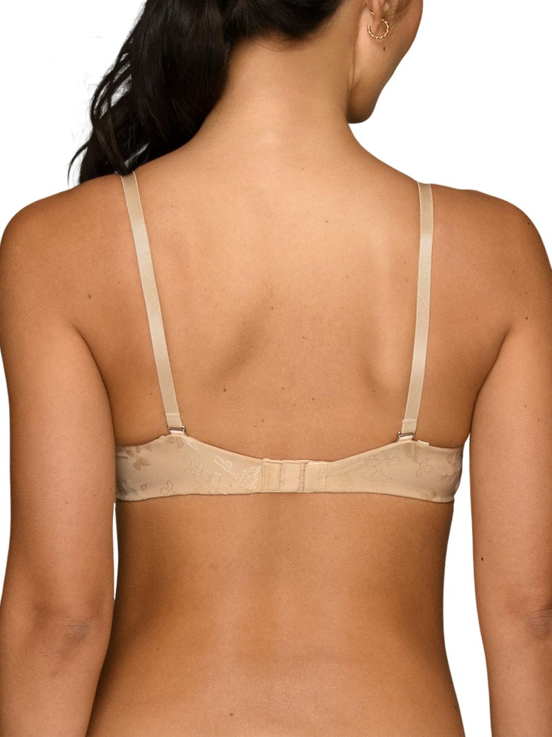 Vanity Fair Womens Ego Boost Add-a-size (+1 Cup Size) Push Up Bra, Underwire - Beige Jacquard, 32A US - Image 3